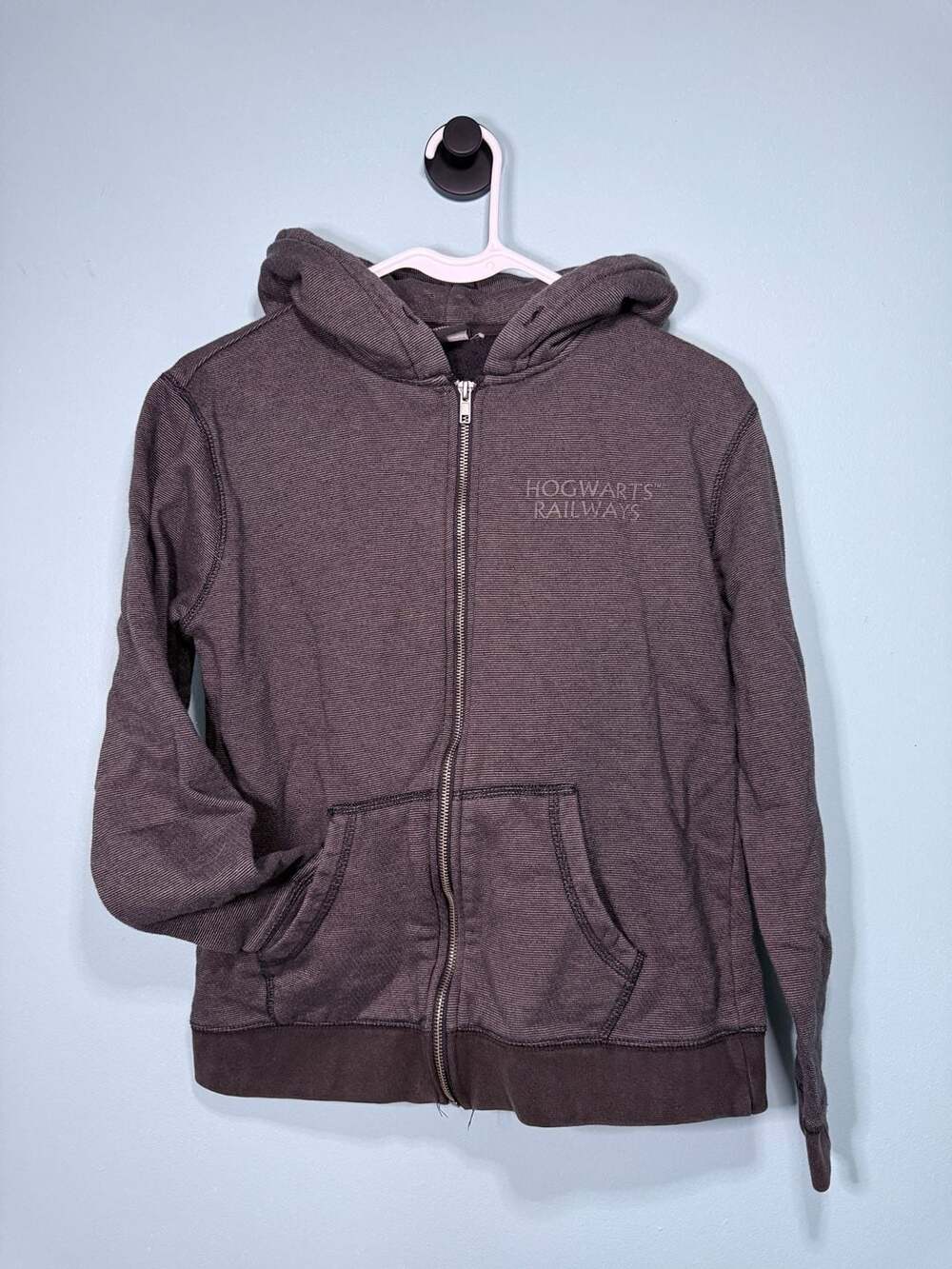 Universal Studios Harry Potter Zip Hoodie Size S Hogwarts Railways